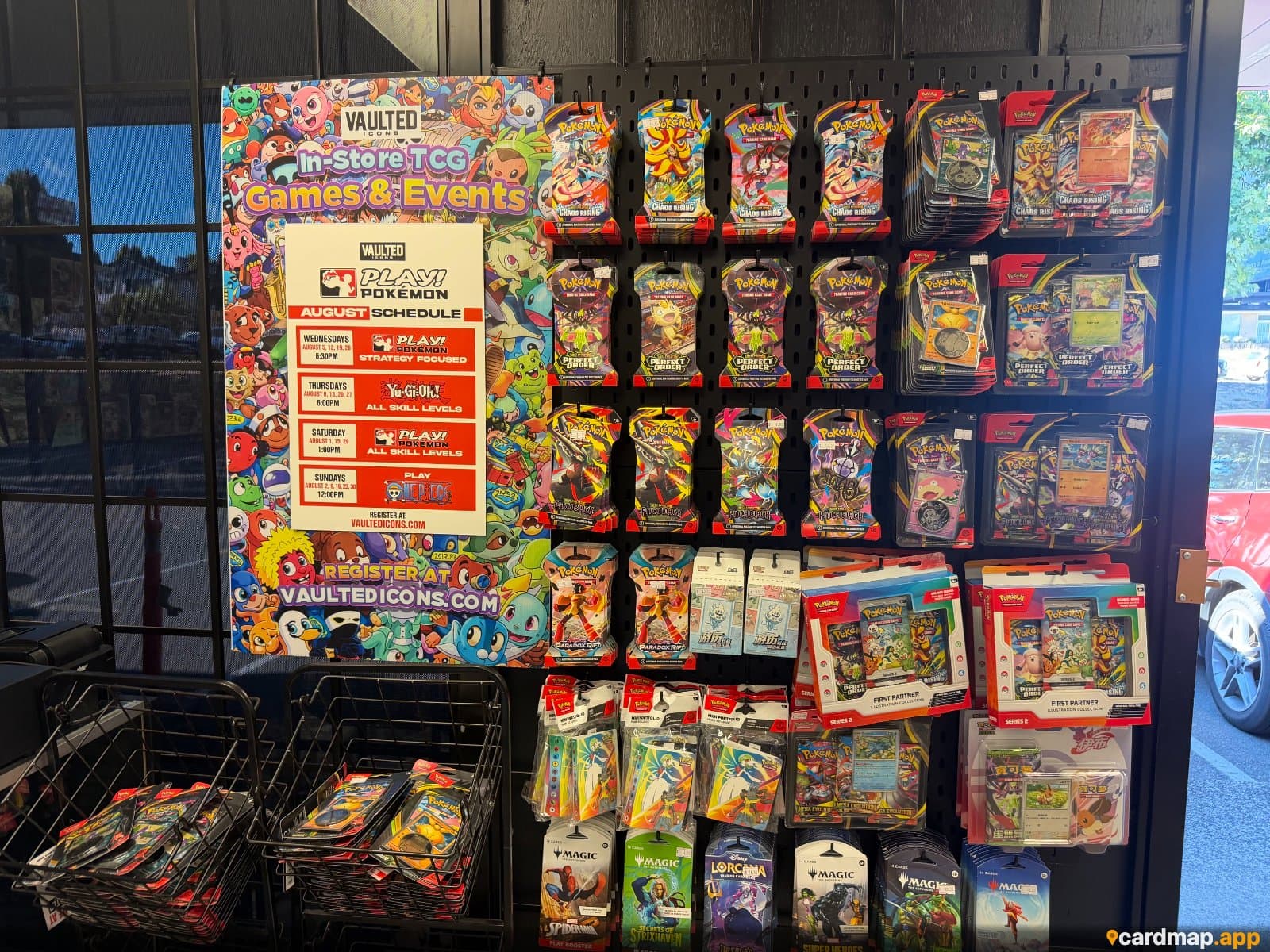 Pokémon Cards, Singles & Sealed TCG Products at Vaulted Icons Plus In Store Game Play Vancouver